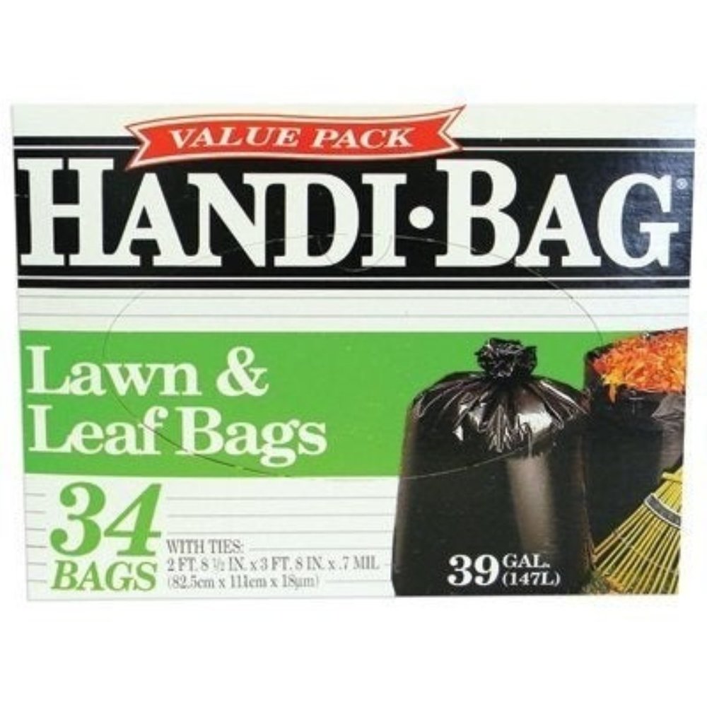 Handi Bag Lawn & Leaf Bags Value Pack 39 Gallon 34 Count